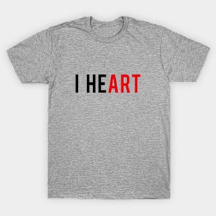 I Heart, love art T-Shirt